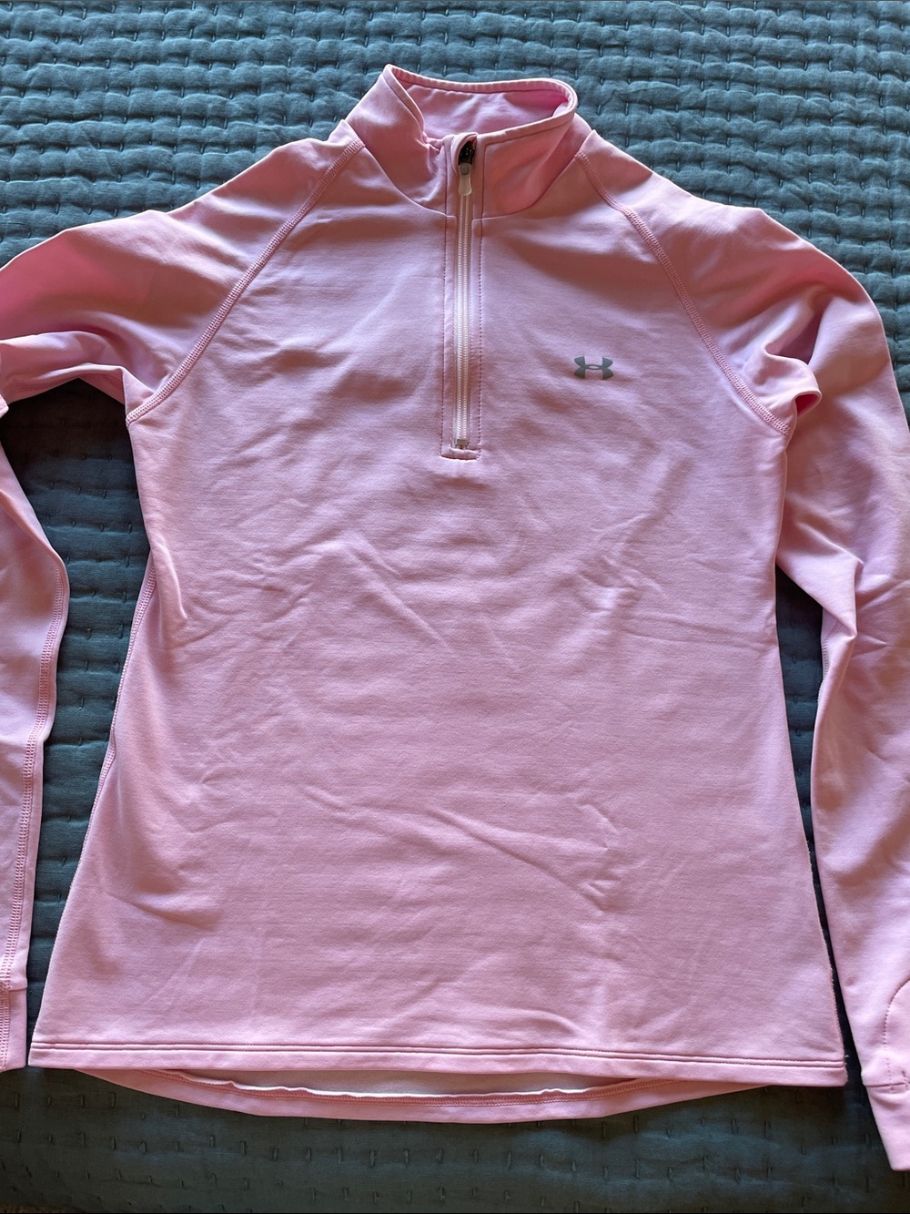 Under Armour Women’s Light Pink 1/4 Zip Performance Pullover